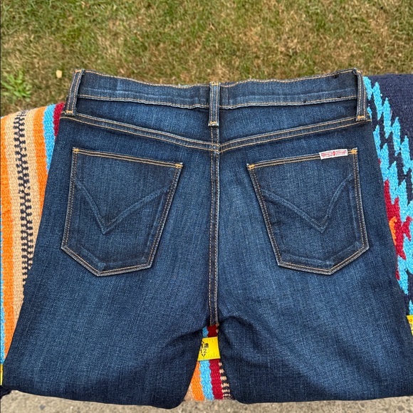 Hudson Jeans Women's Dark Blue Straight Leg Jeans - Picture 4 of 5